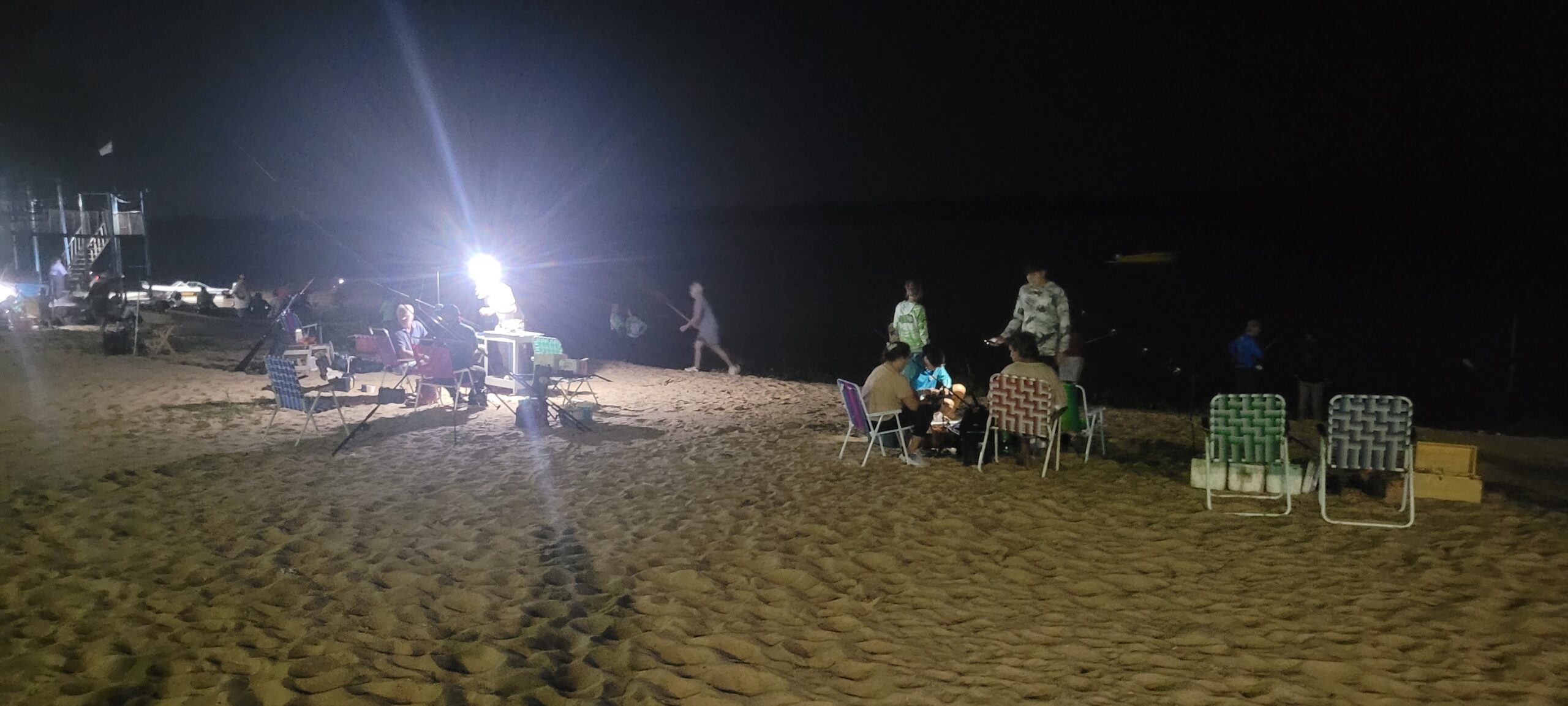 Exitoso Concurso de Pesca de Costa Nocturno