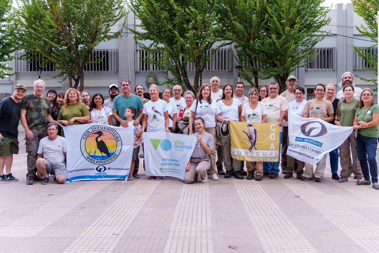 Villa Ocampo fue sede del Encuentro Regional de Clubes de Observadores de Aves del Litoral Sur