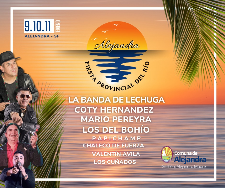 Se viene la Fiesta Provincial del Río en Alejandra
