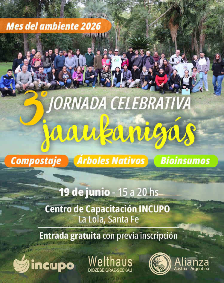 INCUPO invita a participar de la 3° Jornada Celebrativa Jaaukanigas